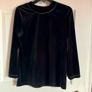 Black Velvet Top